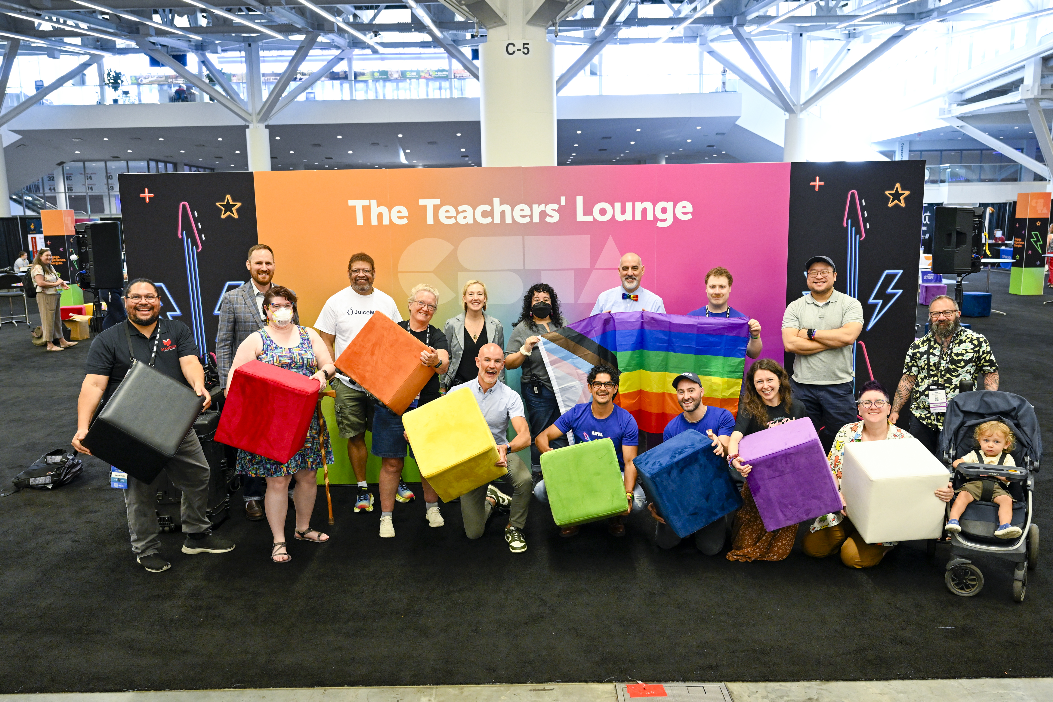 Pride Affinity Group at our affinity group meeting up during CSTA Annual Conference 2025 in Cleveland.