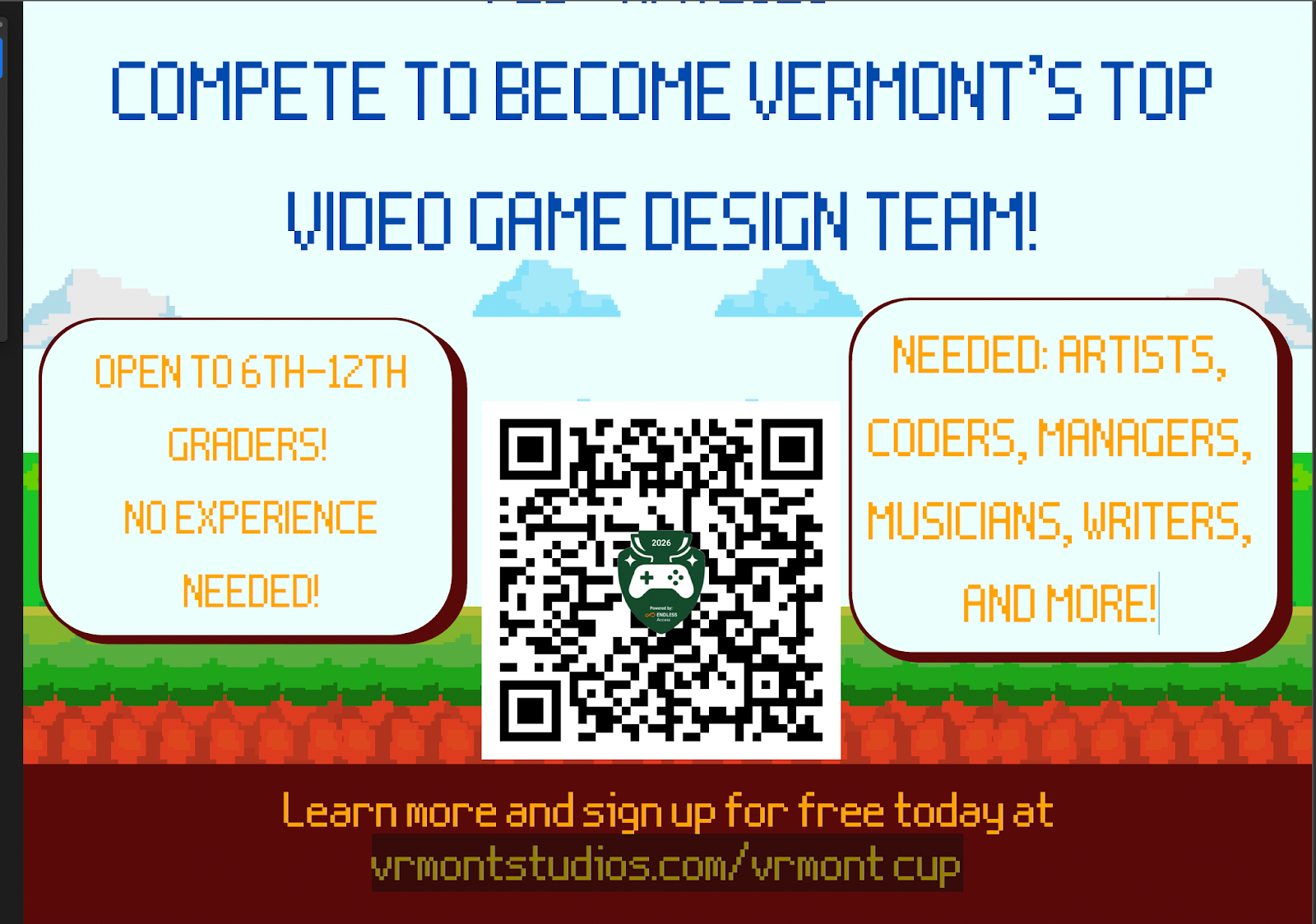 VRmont Cup poster