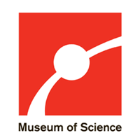 red logo for the Museum of Science