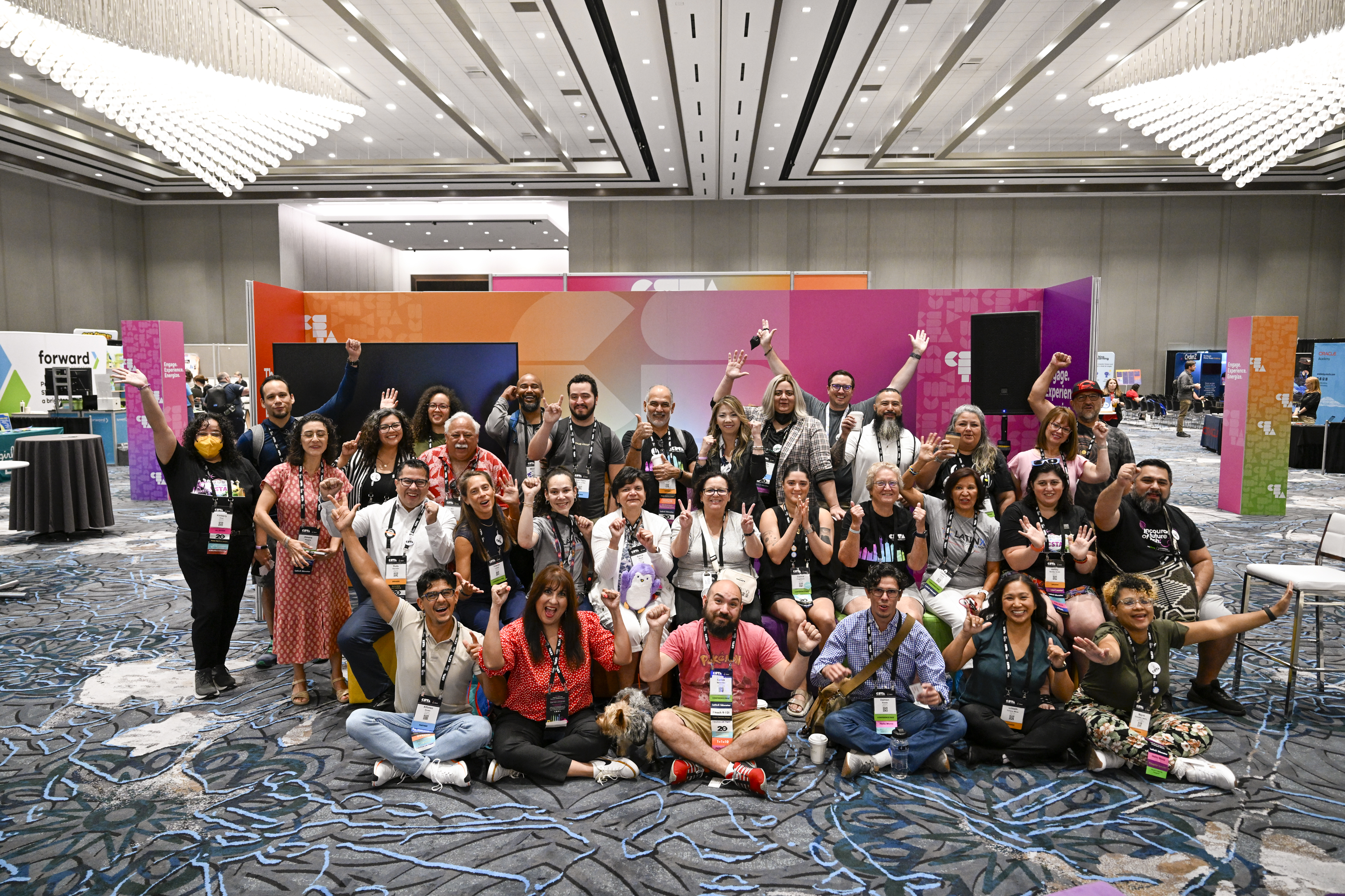 CSTA LatinX Affinity Group Silly Pic