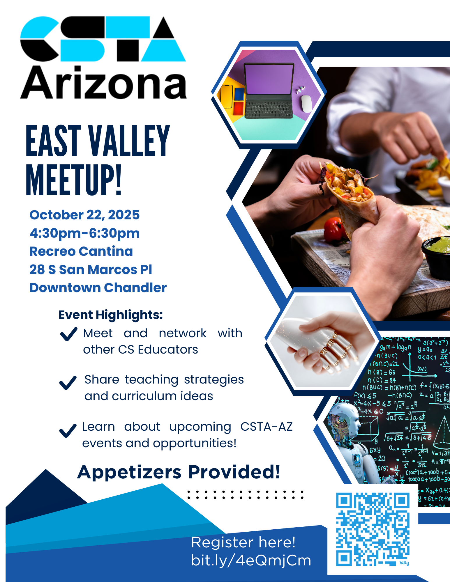CSTA-AZ East Valley Meetup #1 Flyer