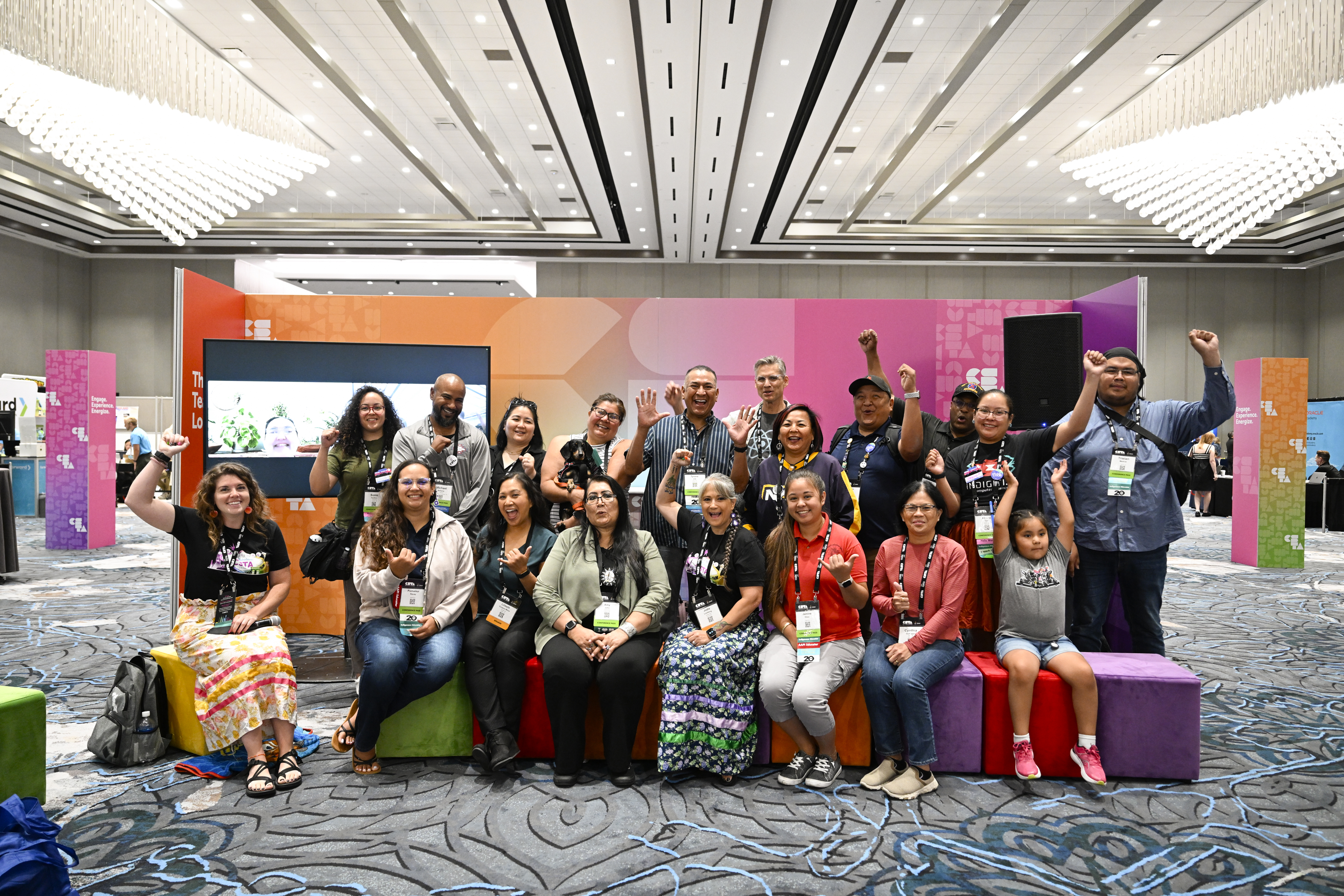 Indigenous group meetup at CSTA 2024