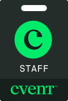 Cvent staff member badge