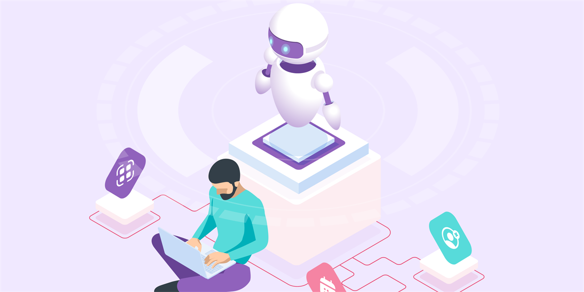 User working with AI assistance