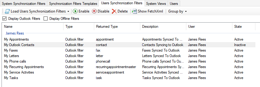 Sync Filter