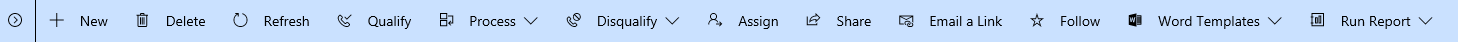 Lead Menu Options