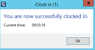 Clock-in form Clock-in Form