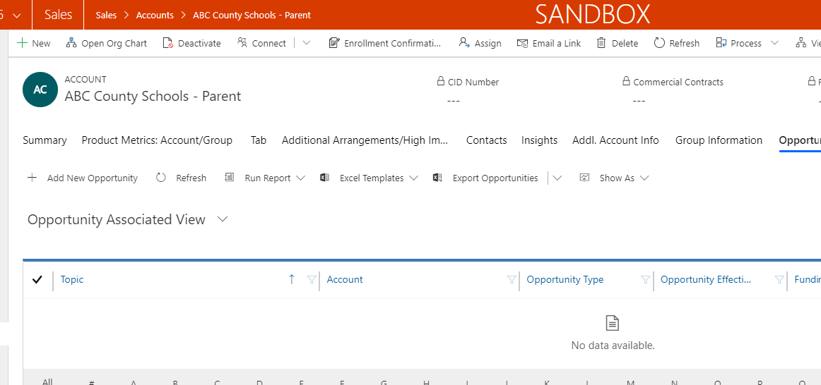 Associated Views in Unified Interface (UCI) Customer Engagement