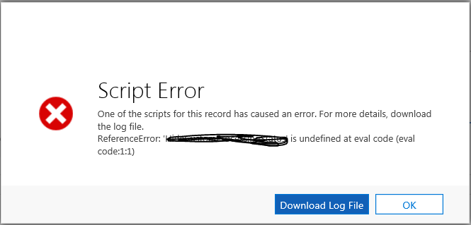myError js error