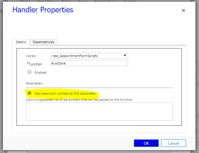 PassExecutionContext You should pass the execution context.