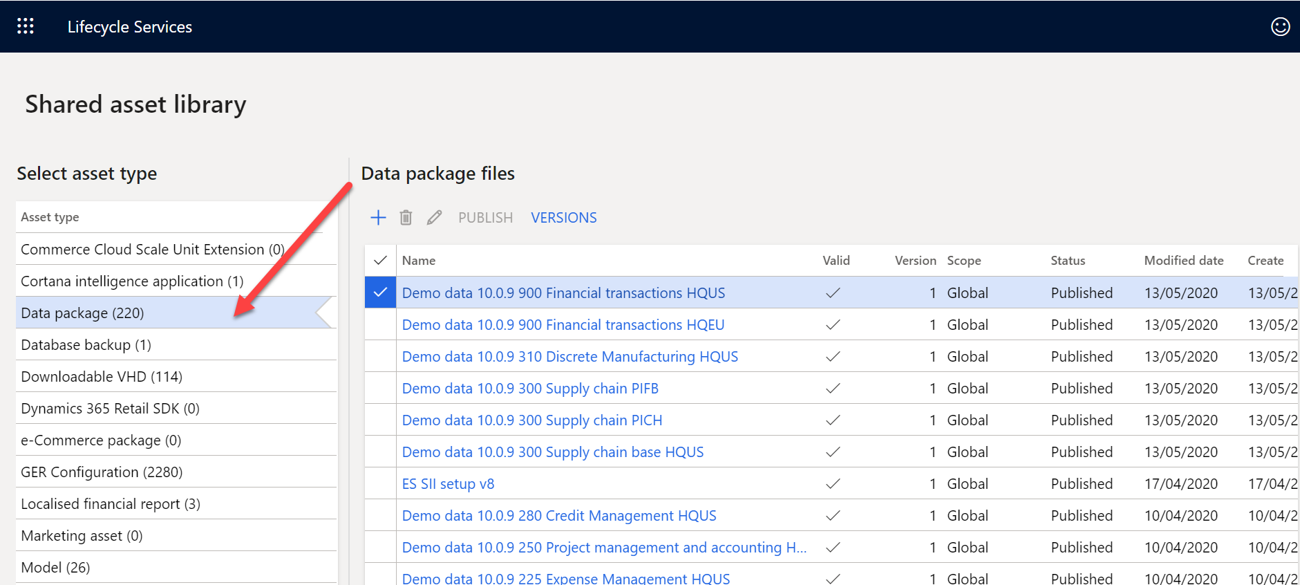 LCS Asset Library