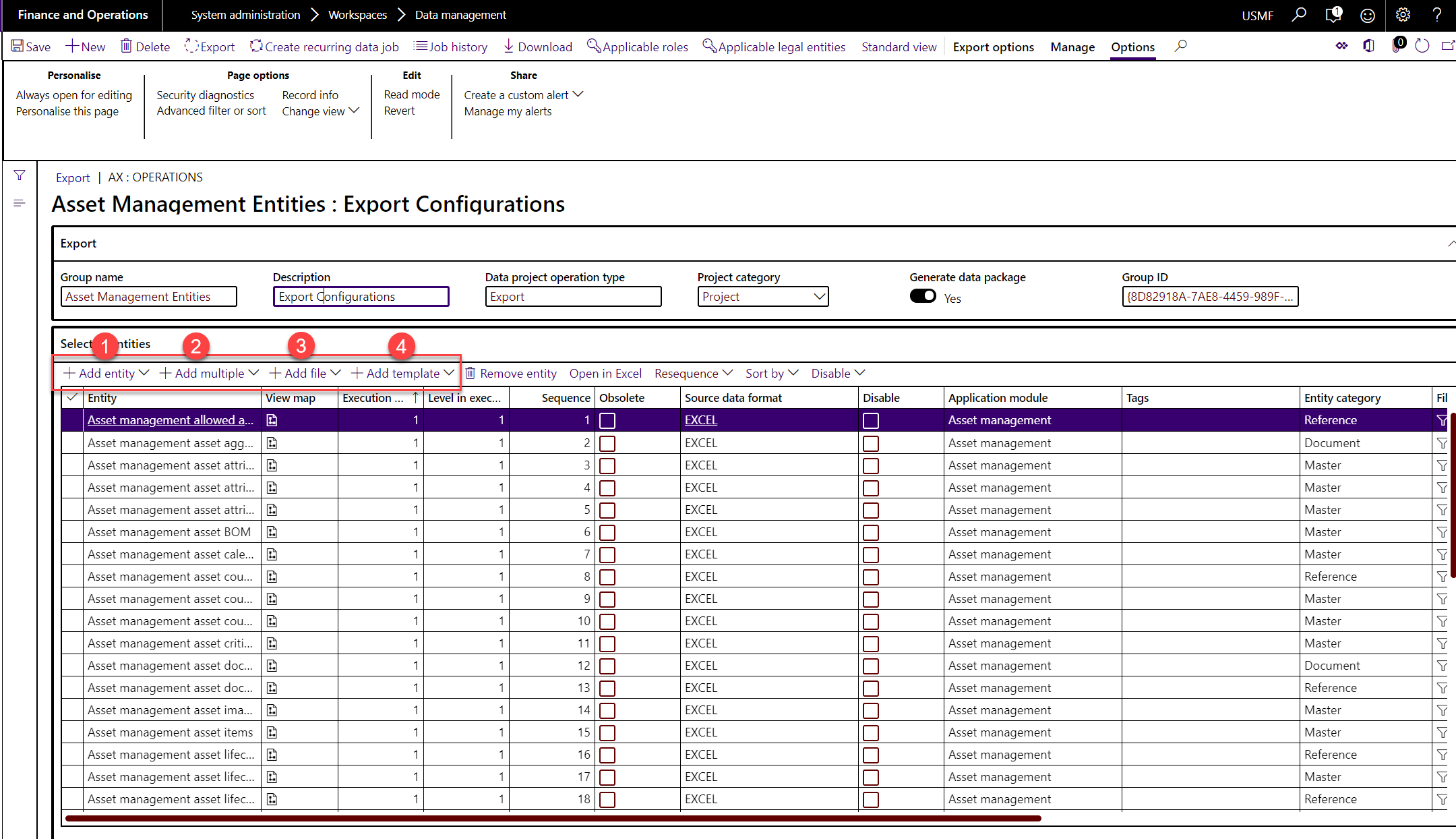 Configuration Data Projects