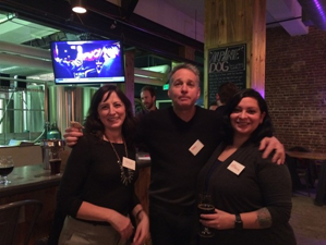 holiday event with Teresa Kloser, Barry Seidecnstat, and Monica Valdez 
