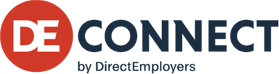 DE Connect logo. This will take you to the homepage
