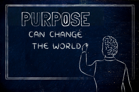 Chalkboard Image Purpose Can Change the World