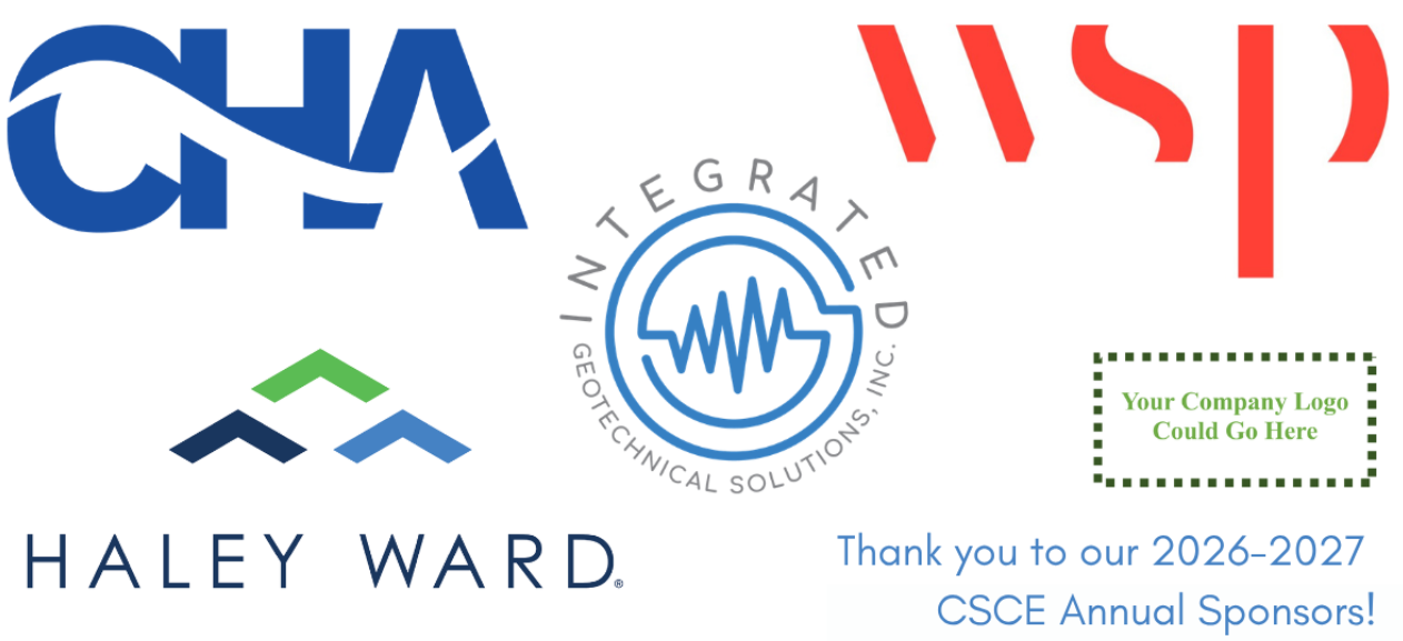 CSCE Sponsors collage - Thank you to our 2026-2027 sponsors!