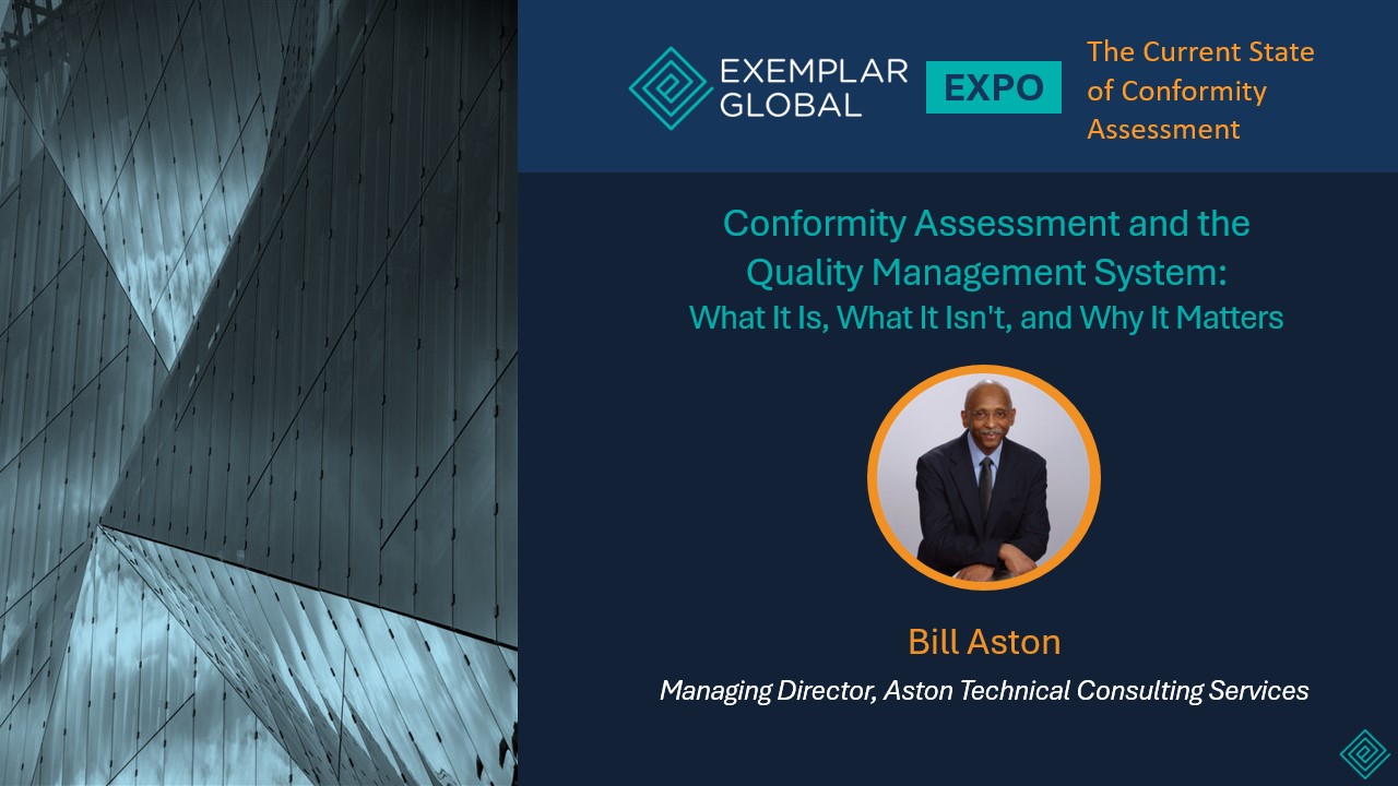 Conformity Assessment and Quality Management System session image placeholder