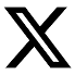 X (formerly Twitter) logo
