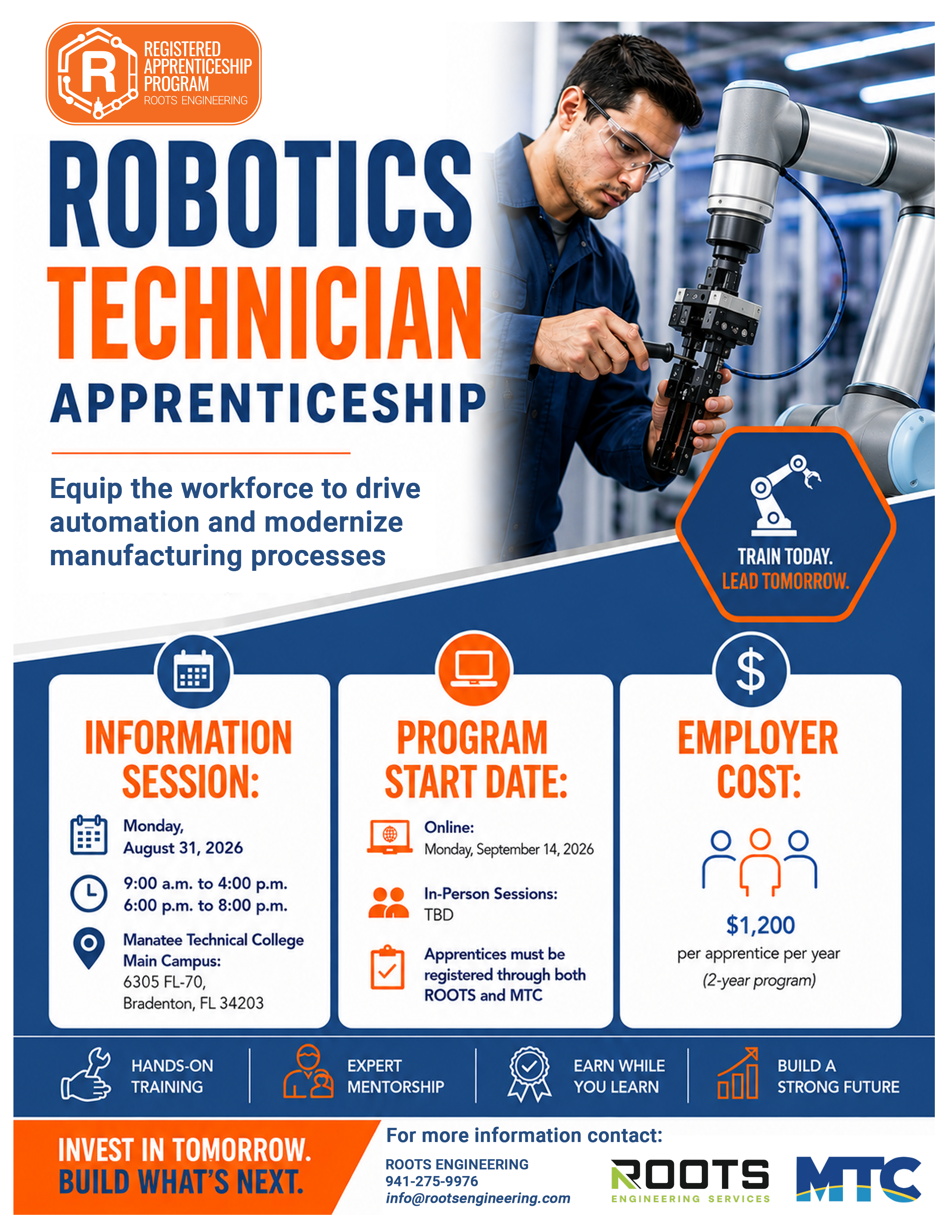 Roots Apprenticeship Info Session at MTC 8-31-26
