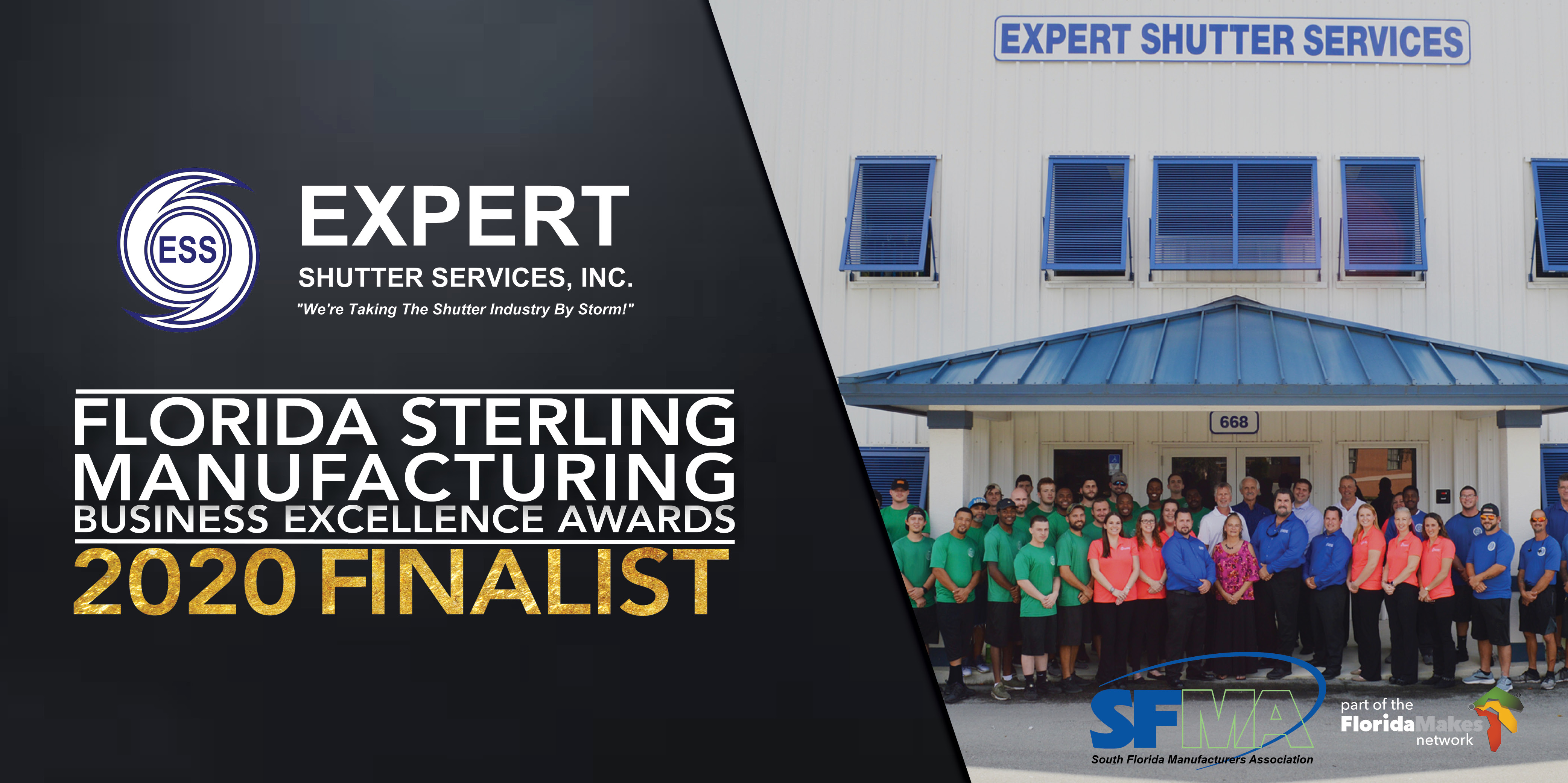 Florida Sterling Manufacturing Business Excellence Awards 2020 Finalist 