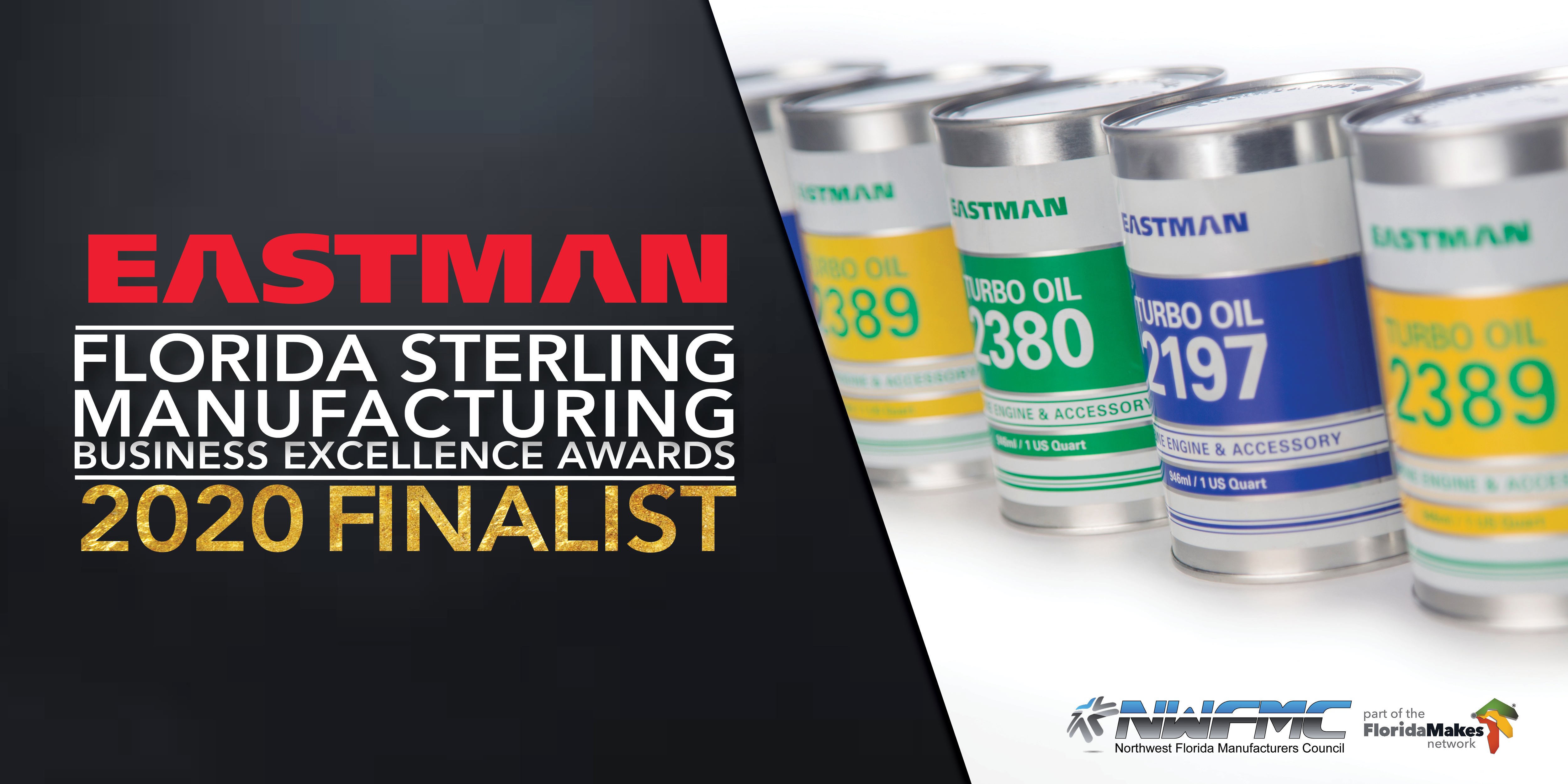 Florida Sterling Manufacturing Business Excellence Awards 2020 Finalist