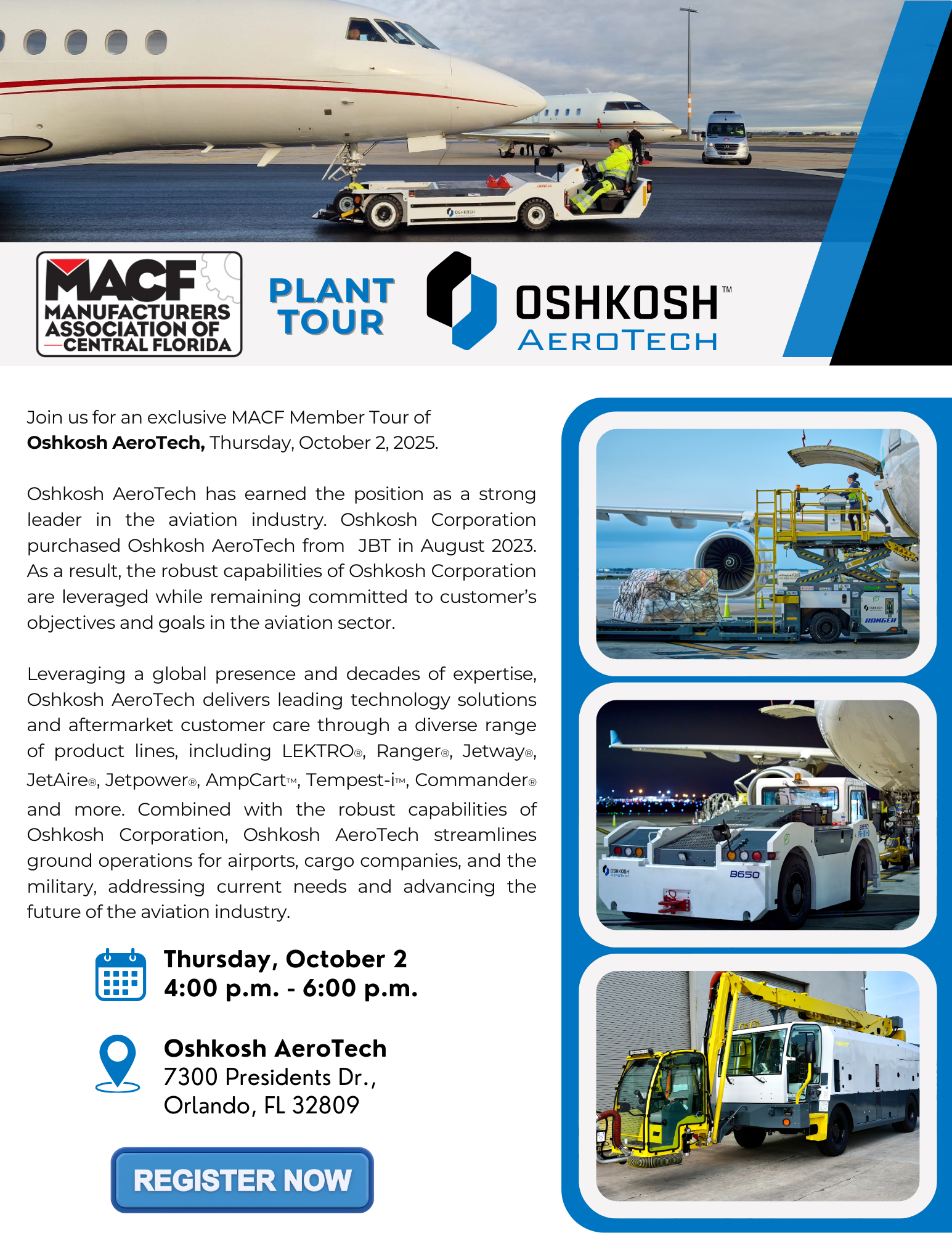 Plant Tour Oshkosh AeroTech