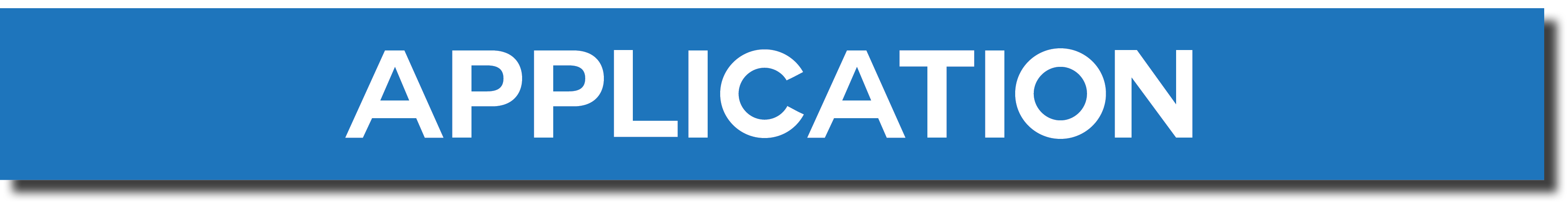 blue rectangle with APPLICATION in white letters