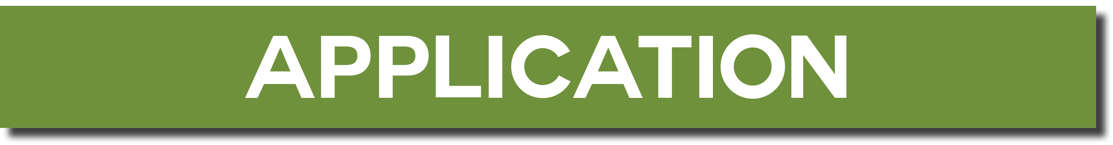  green rectangle with white letters that say APPLICATION