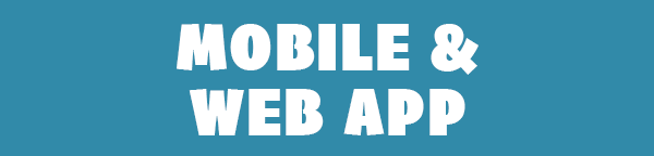 blue box white letters