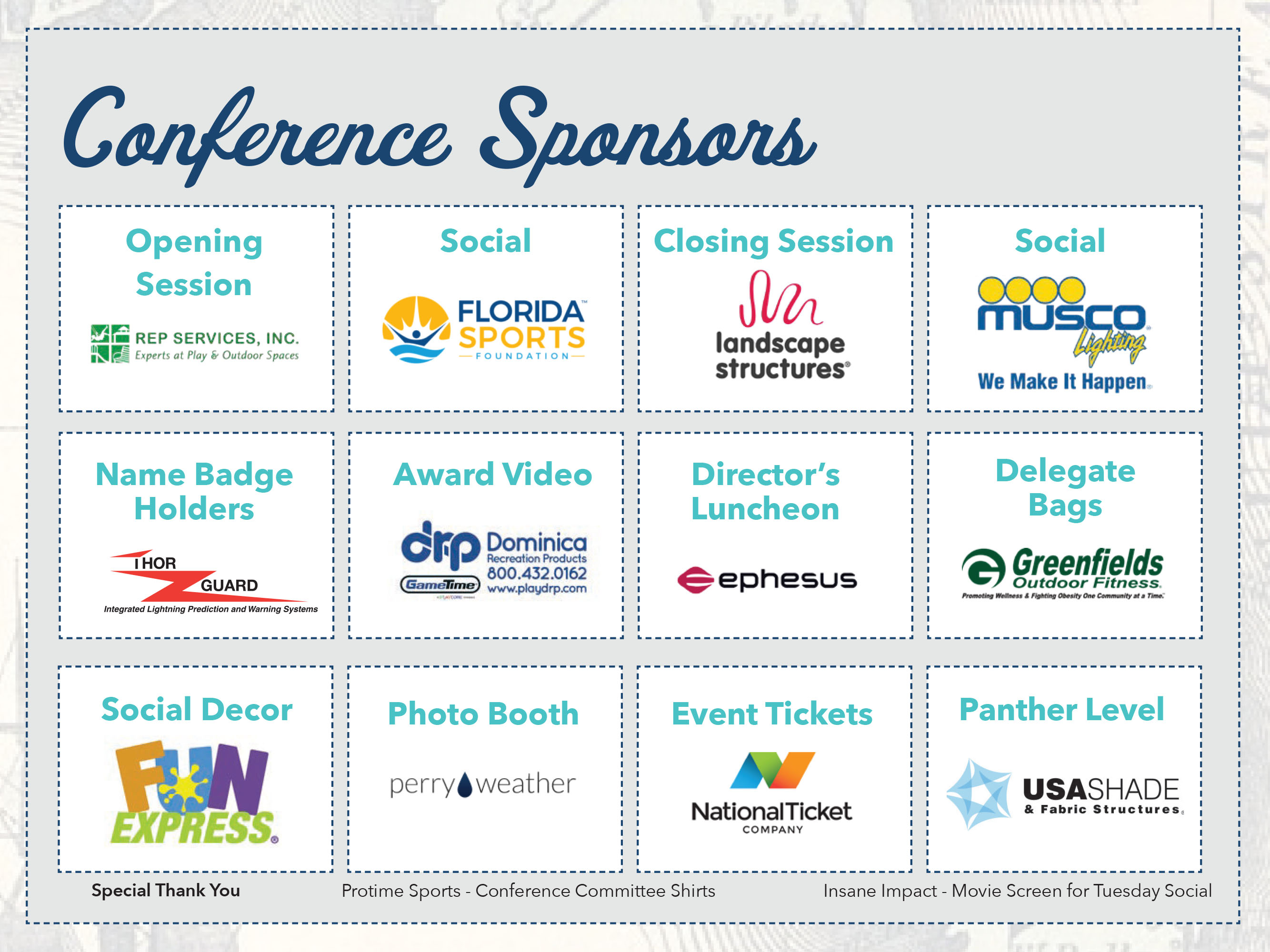 sponsors