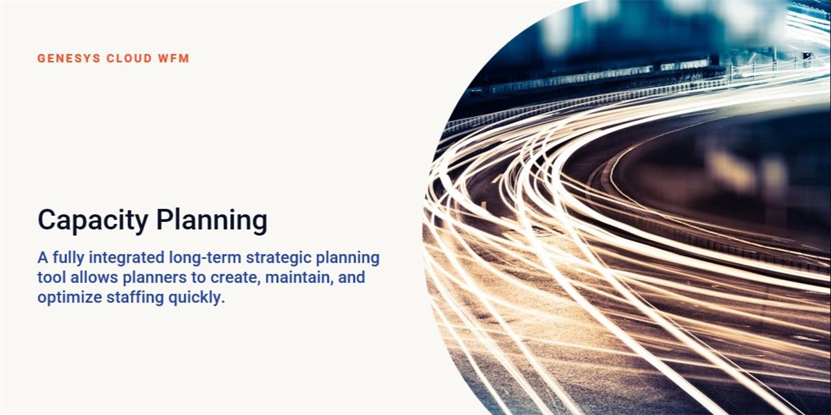 Image of Genesys Cloud WFM Capacity Planning