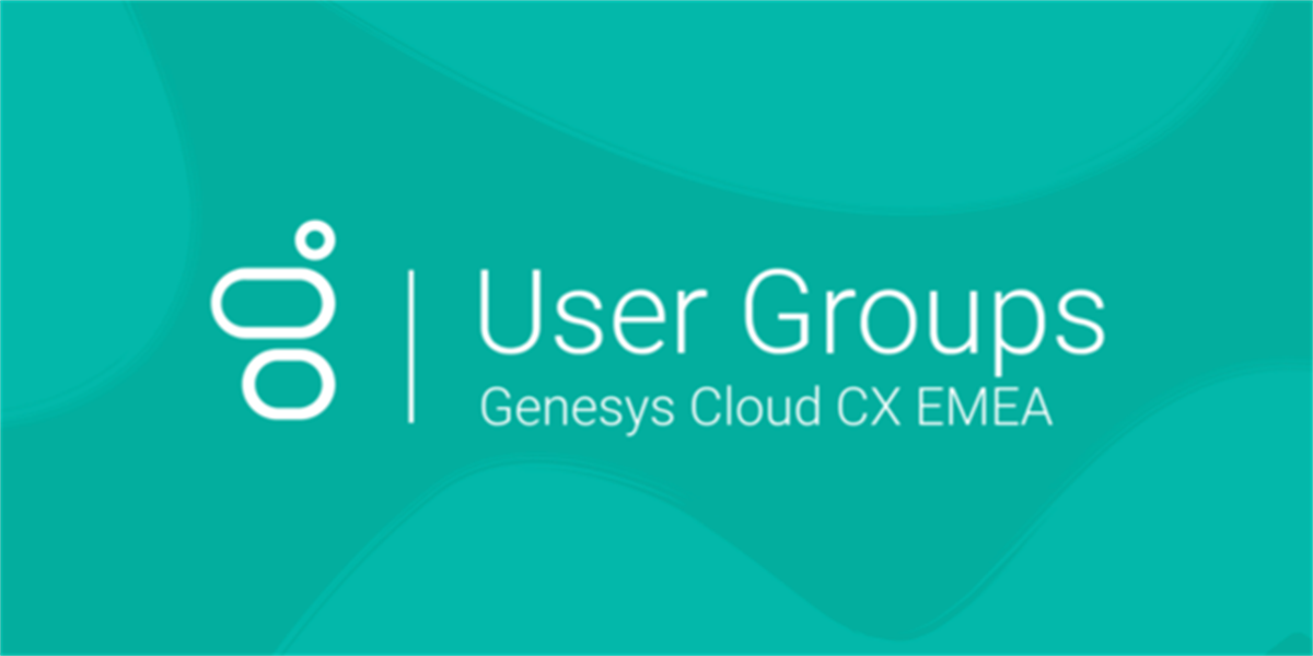 Genesys Cloud CX EMEA User Group Topic Customer Journey Analytics and
