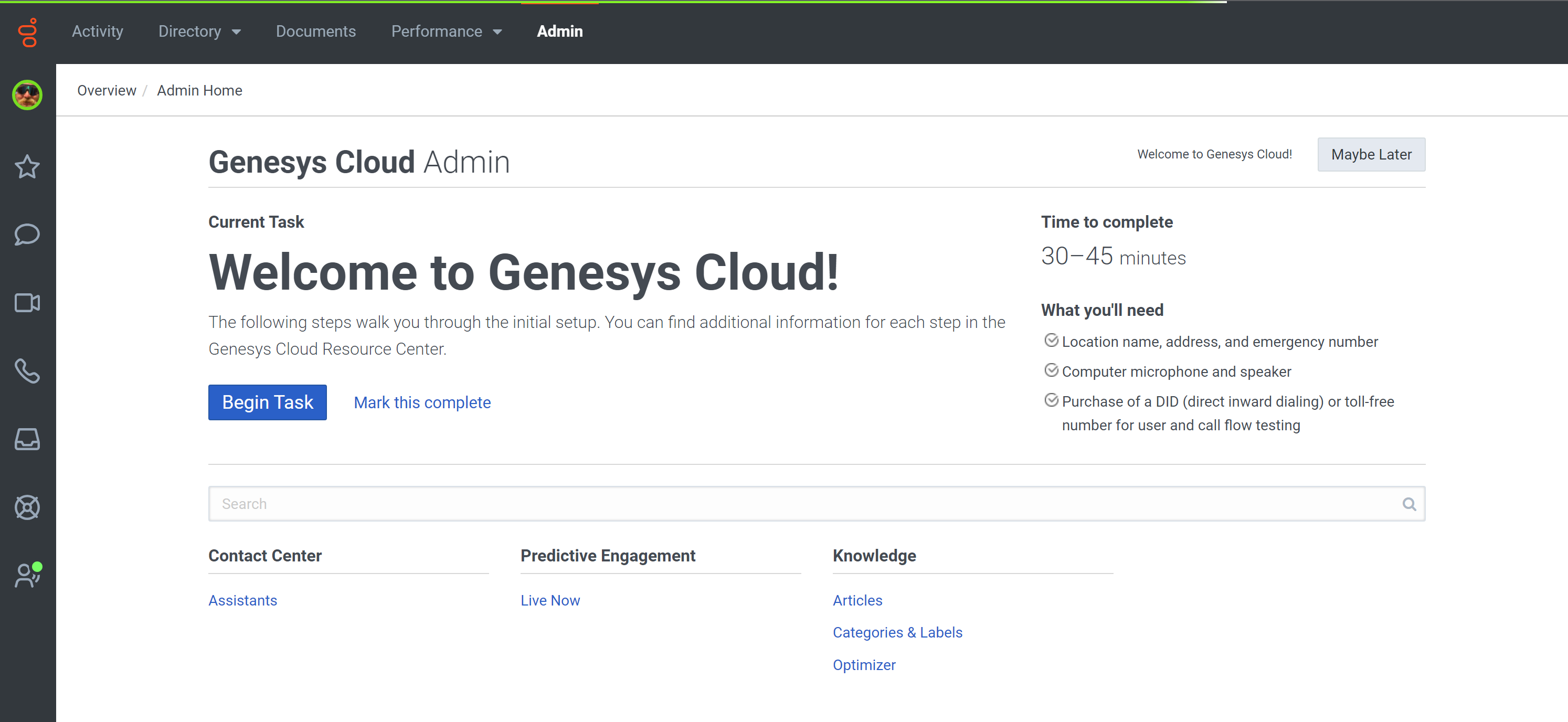 Genesys Cloud - Main - Genesys