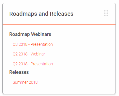 Roadmap links for PuerCloud