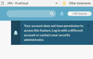 Denied Denied access to new Agents view