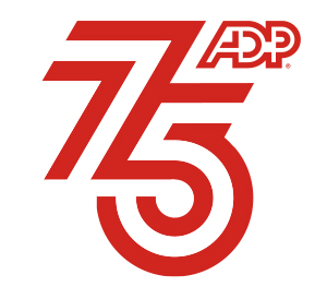 ADP's 75th anniversary logo