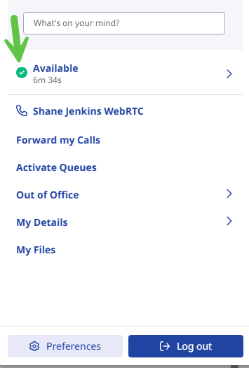 My Profile Main Page