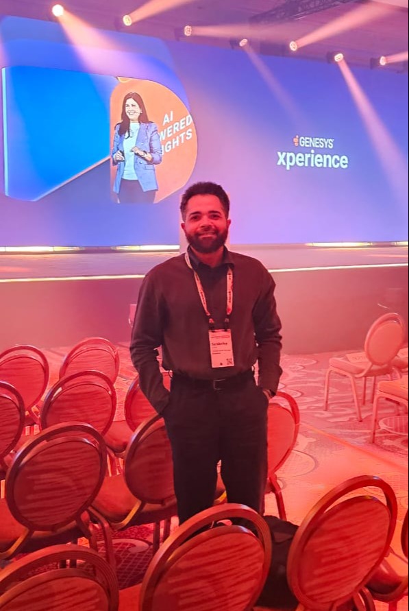 At Genesys Xperience 2026 in Las Vegas.