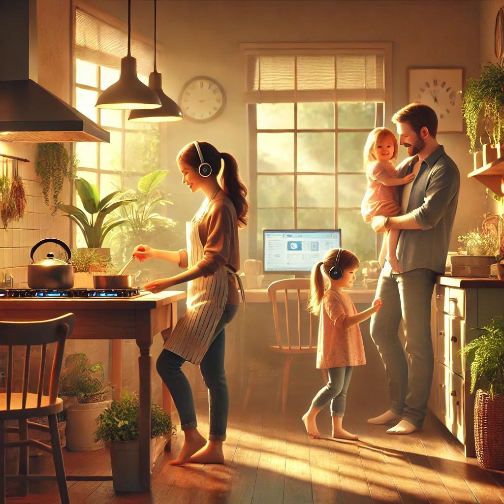 AI Generated image about my family