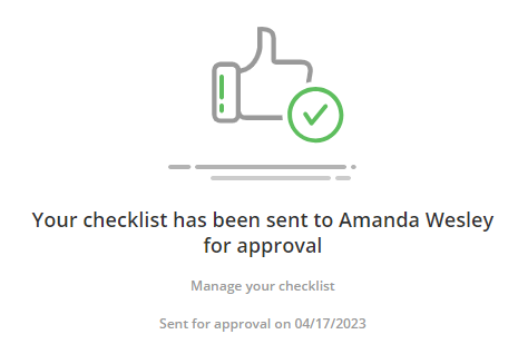 Still waiting for the last checkmark