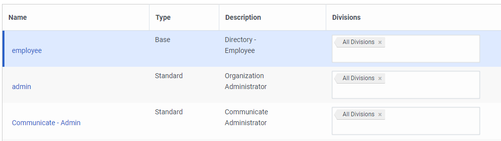people bulk import with roles and divisions | Genesys Cloud - Main