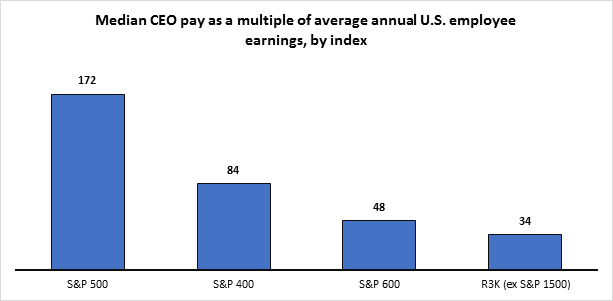 Pay Ratio by Company Size