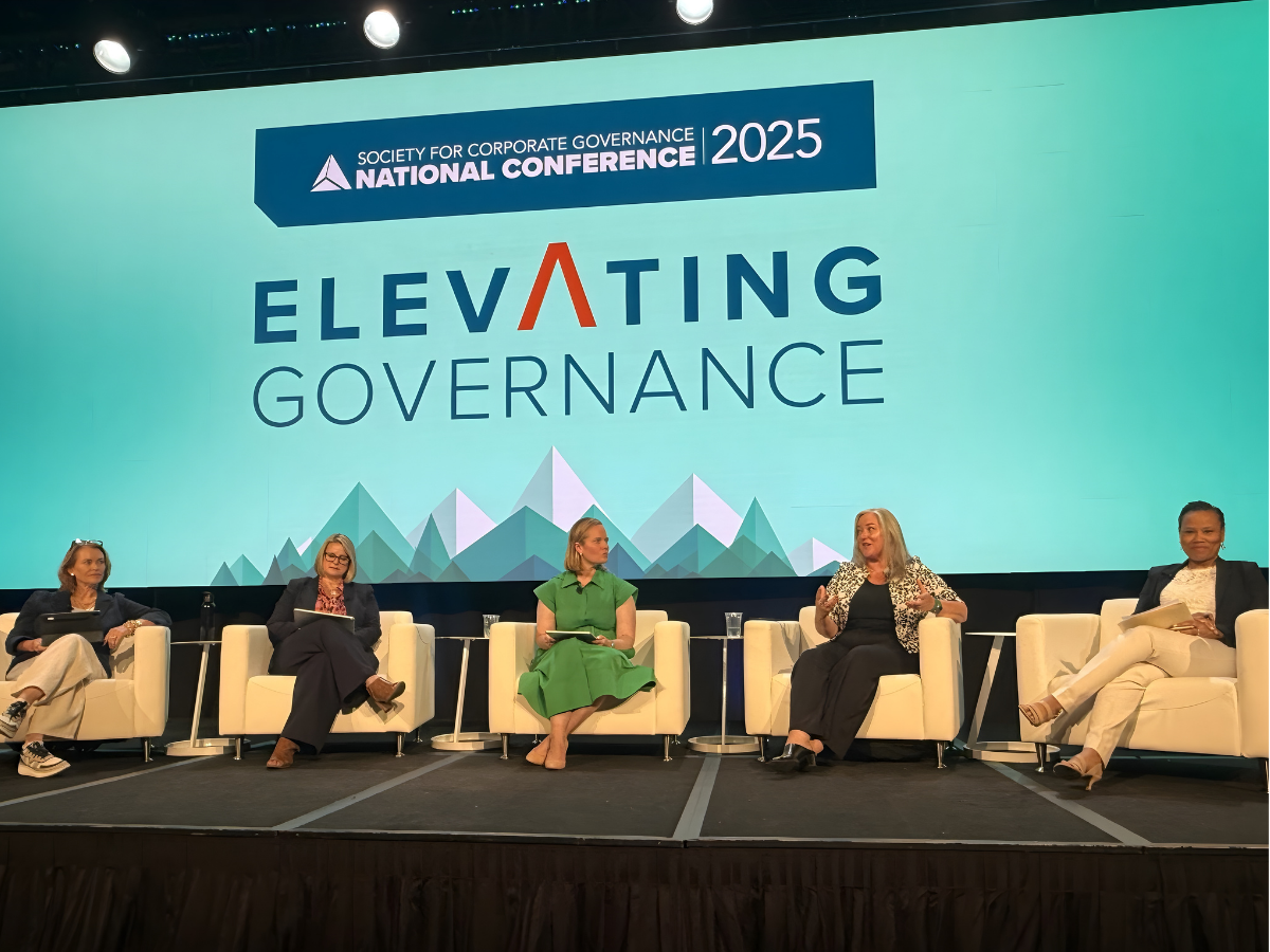 National Conference panel discussion on stage