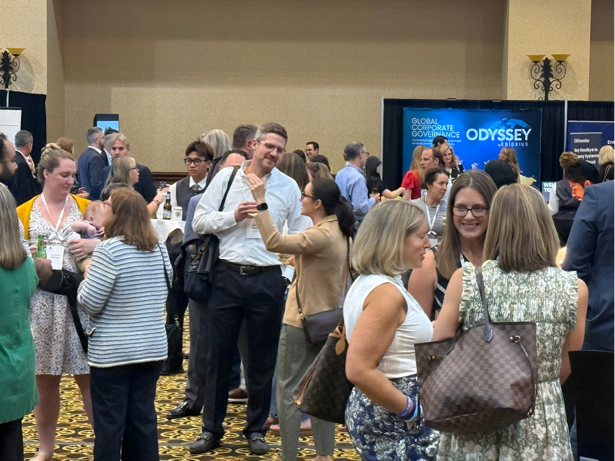 National Conference speaker interview on stage