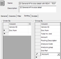 Detail Group by