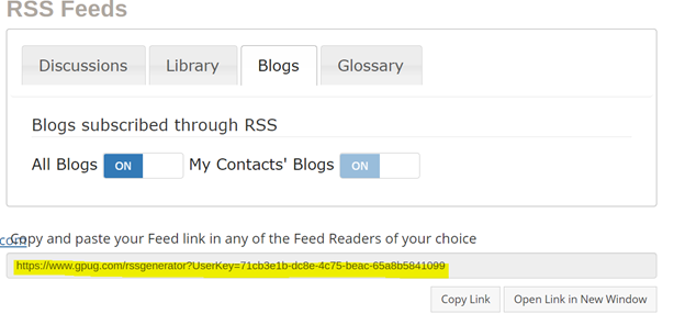 Blogs Tab