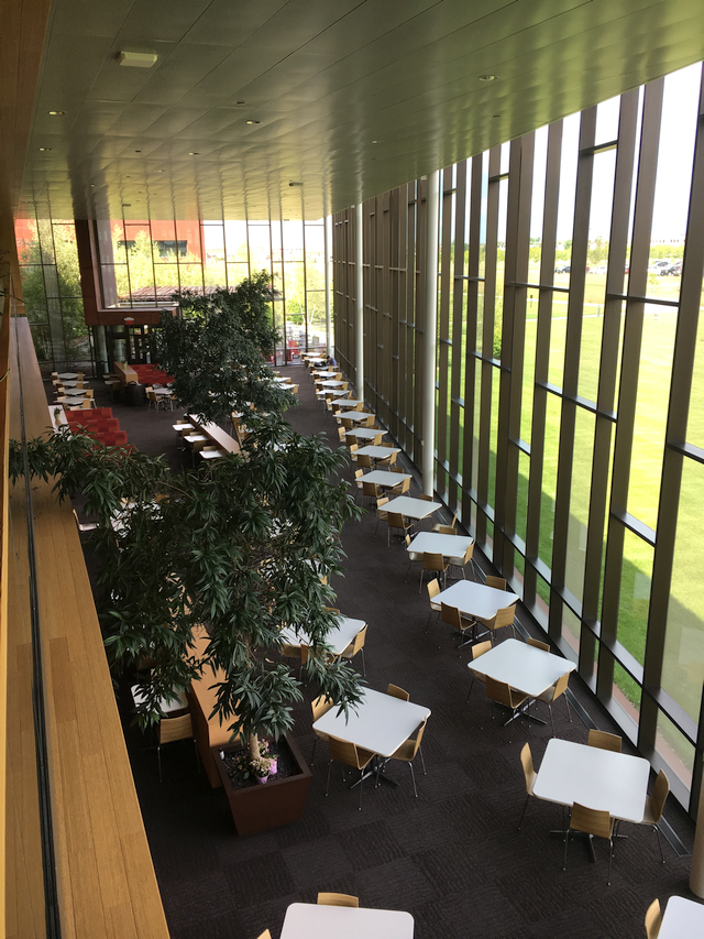 The view from the 2nd floor