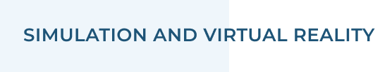 Simulation and Virtual Reality logo. This will take you to the homepage
