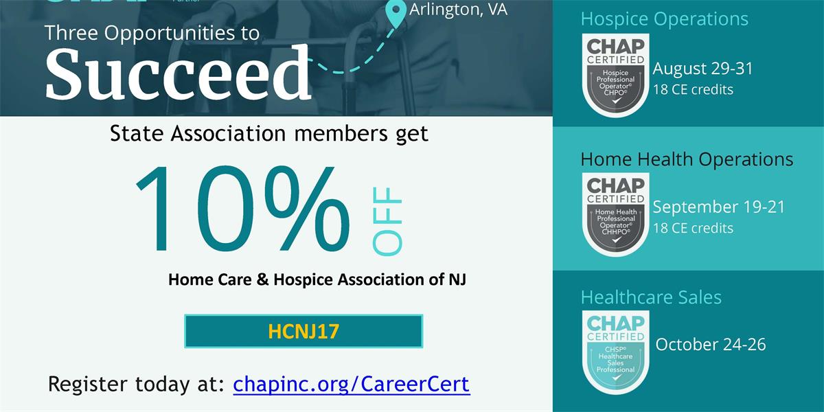 Events Home Care & Hospice Association of New Jersey