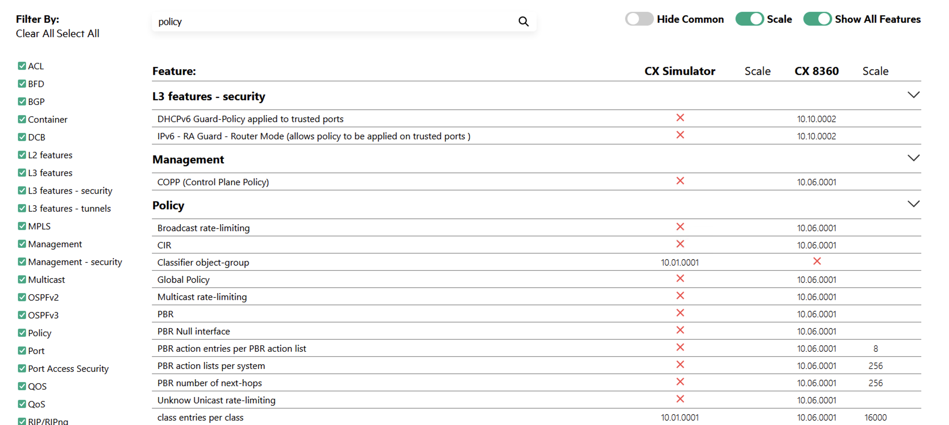 ArubaOS-CX - Policy Based Routing Error Messages | Wired Intelligent Edge
